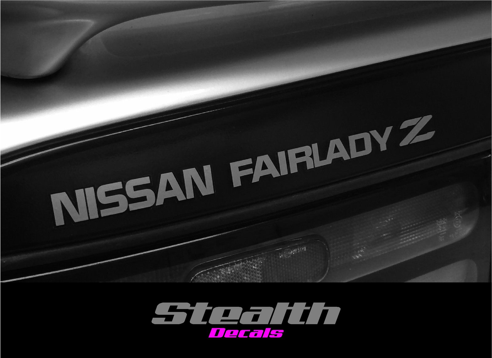 Nissan Fairlady Z Twin Turbo JDM Rear hatch boot Decals Stickers 300ZX Z32  TT